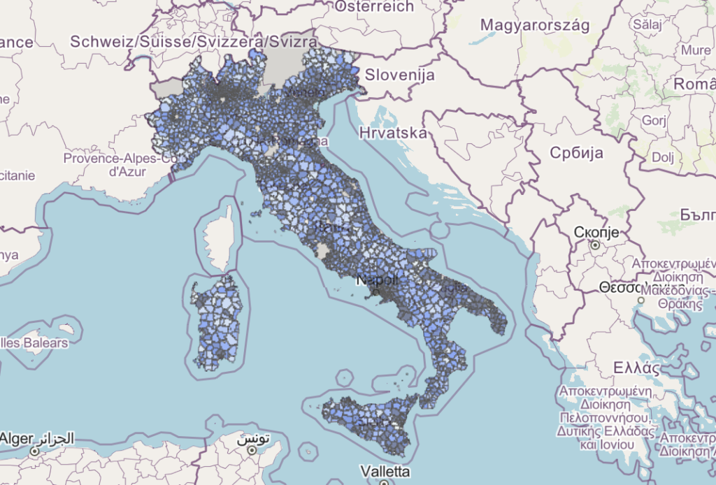 Comunità energetiche: I gestori hanno pubblicato le mappe delle cabine primarie