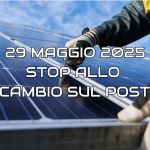 Fine dello scambio sul posto